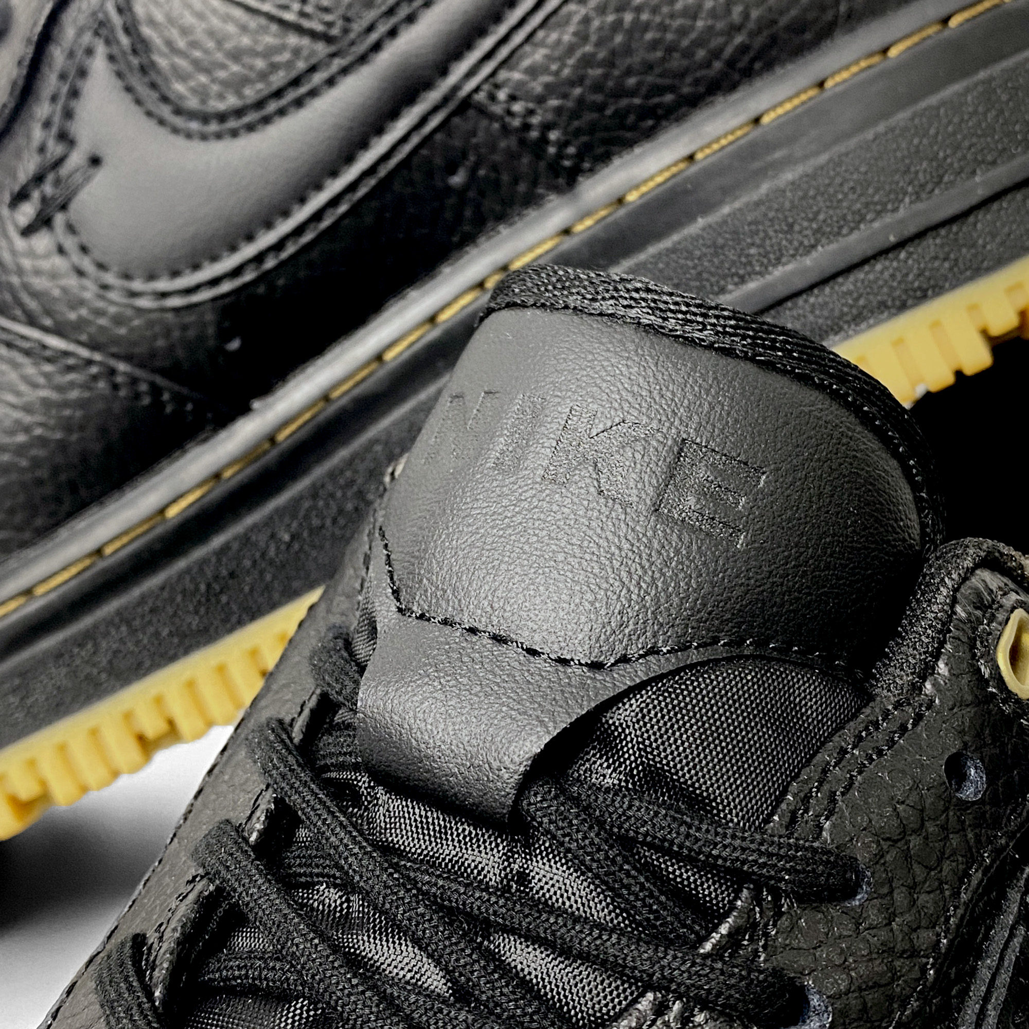 Nike Air Force 1 Luxe Low Black - Bucktan - Gum Yellow - Teemosneaker