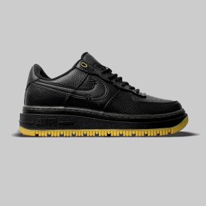 Nike Air Force 1 Luxe Low Black - Bucktan - Gum Yellow - Teemosneaker