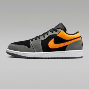 NIKE AIR JORDAN 1 LOW SE ' BLACK GRAPHITE VIVID ORANGE'